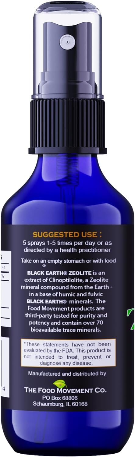 Foto 4 pulgar | Suplemento Zeolita Black Earth Con Ácido Fúlvico Húmico 30 Ml 2 Paquetes - Venta Internacional