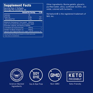 Foto 2 | Cápsulas Blandas Supplement Bulletproof Sleep Mode 60 Softgels - Venta Internacional