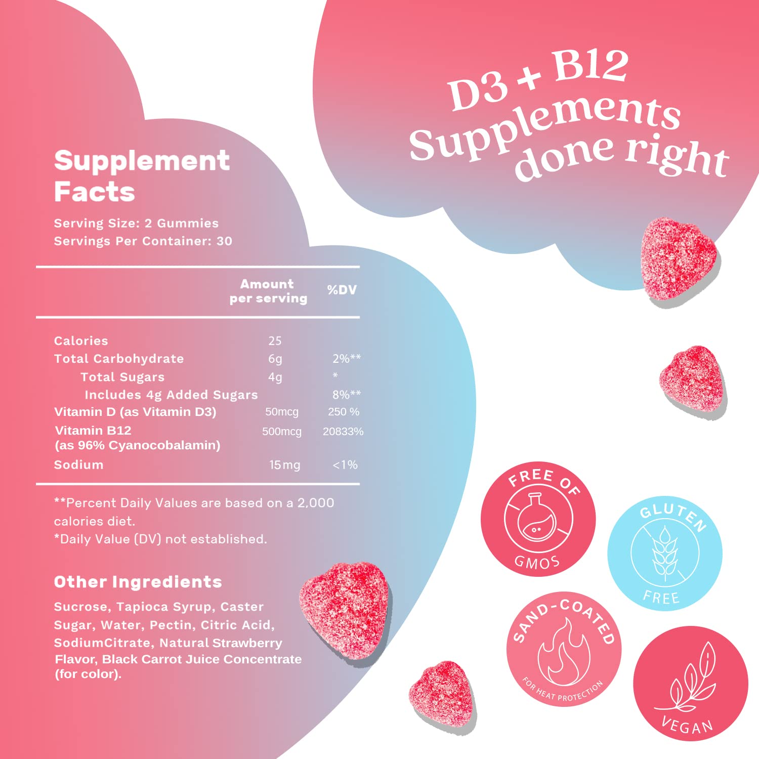 Foto 3 pulgar | Gomitas Belive con Vitamina D3 y B12 60 Unidades - Venta Internacional