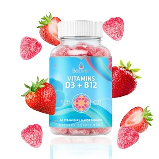 Foto 6 | Gomitas Belive con Vitamina D3 y B12 60 Unidades - Venta Internacional