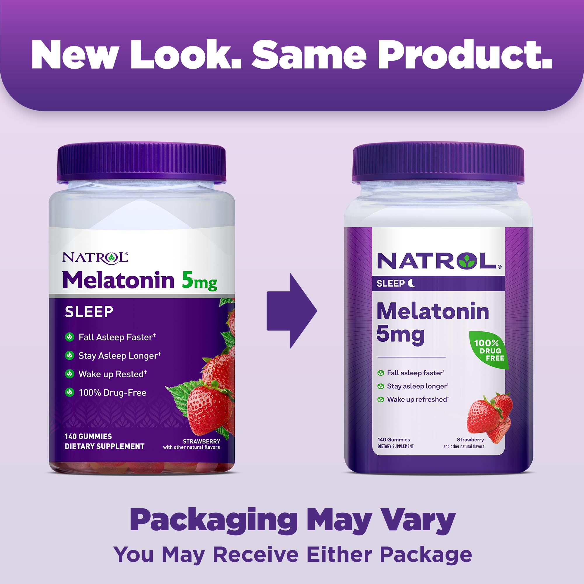 Foto 3 pulgar | Suplemento Natrol Gomitas de Melatonina 5 mg Ayudan a Dormir 140 Unidades - Venta Internacional