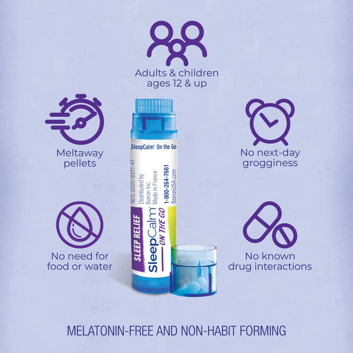 Foto 3 | Sleep Aid Boiron Sleepcalm On The Go 80 Unidades Paquete de 2 - Venta Internacional