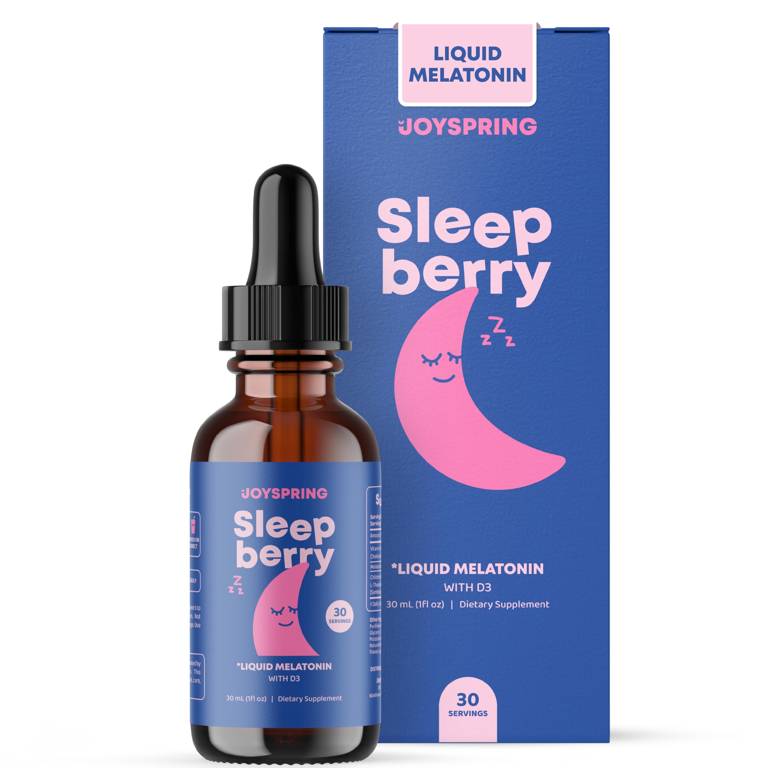 Foto 2 pulgar | Suplemento Joyspring para Dormir de Melatonina 30 ml-Venta Internacional