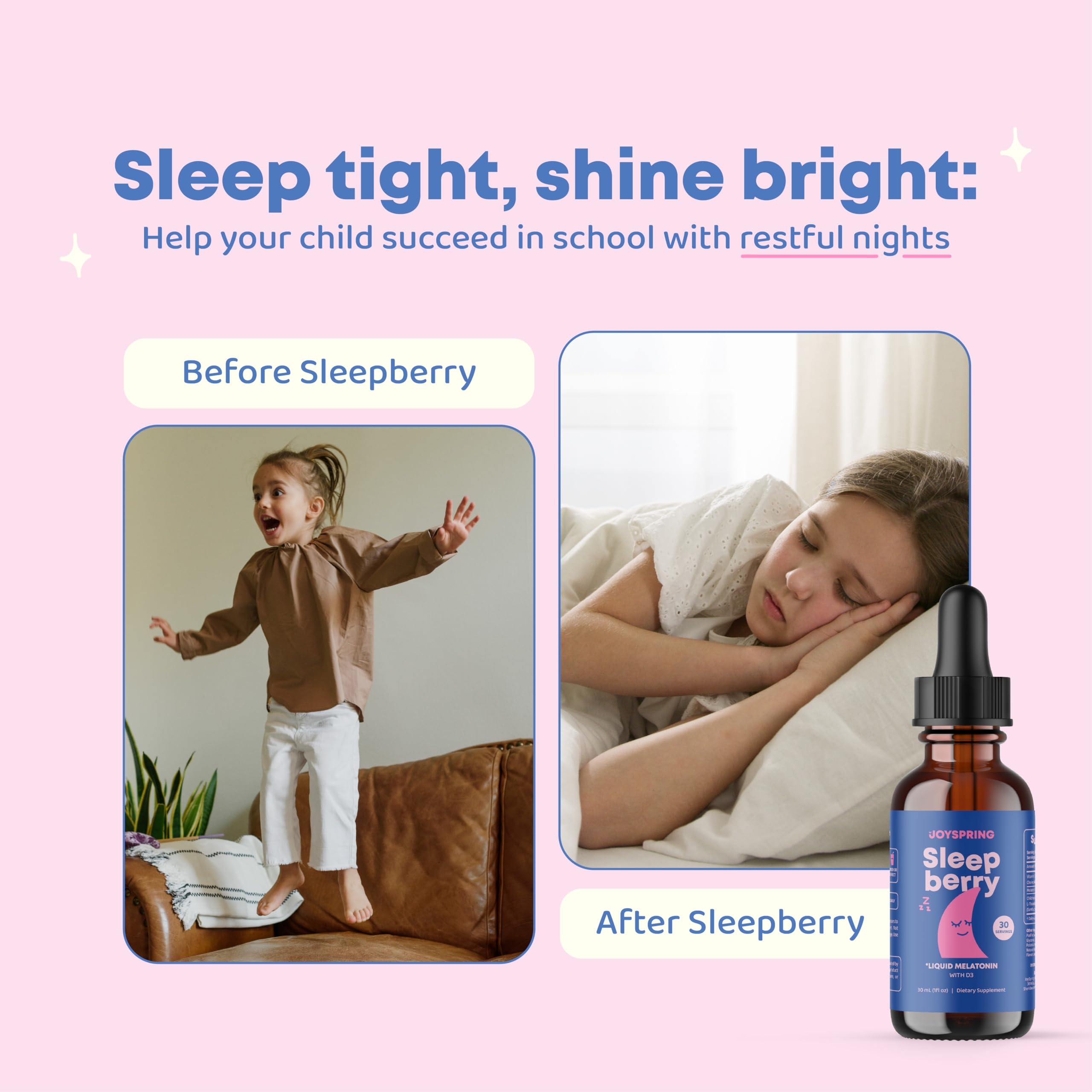 Foto 6 pulgar | Suplemento Joyspring para Dormir de Melatonina 30 ml-Venta Internacional