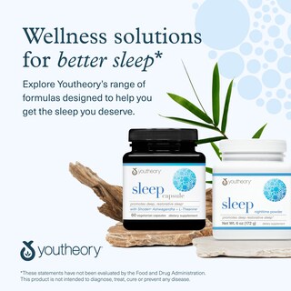 Foto 7 | Suplemento de Apoyo al Sueño Youtheory Sleep Nighttime Powder 180 ml - Venta Internacional