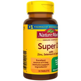 Foto 7 | Suplementos Nature Made Supercomplejo Inmunitario Vitamina D 70 Comprimidos - Venta Internacional