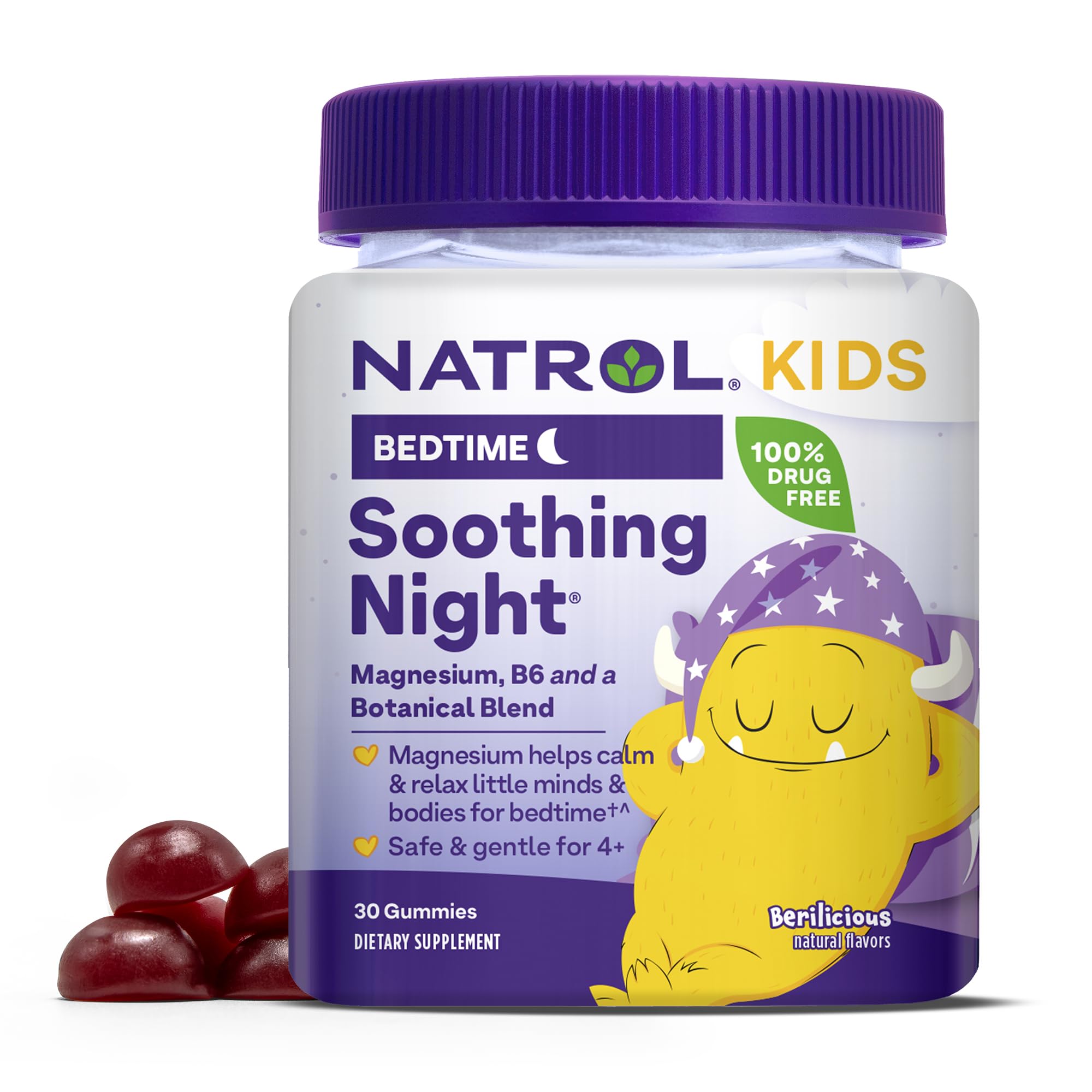 Foto 2 pulgar | Suplementos Natrol Kids Gomitas de Magnesio Relajantes para la Noche 30 Gomitas - Venta Internacional
