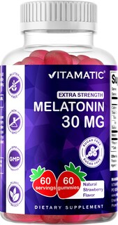 Foto 1 | Suplemento Vitamático en Gomitas de Melatonina 30 mg 60 Porciones - Venta Internacional