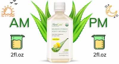 Foto 7 | Jugo de Aloe Vera Orgánico Aloecure Sabor Limón 500 ml - Venta Internacional