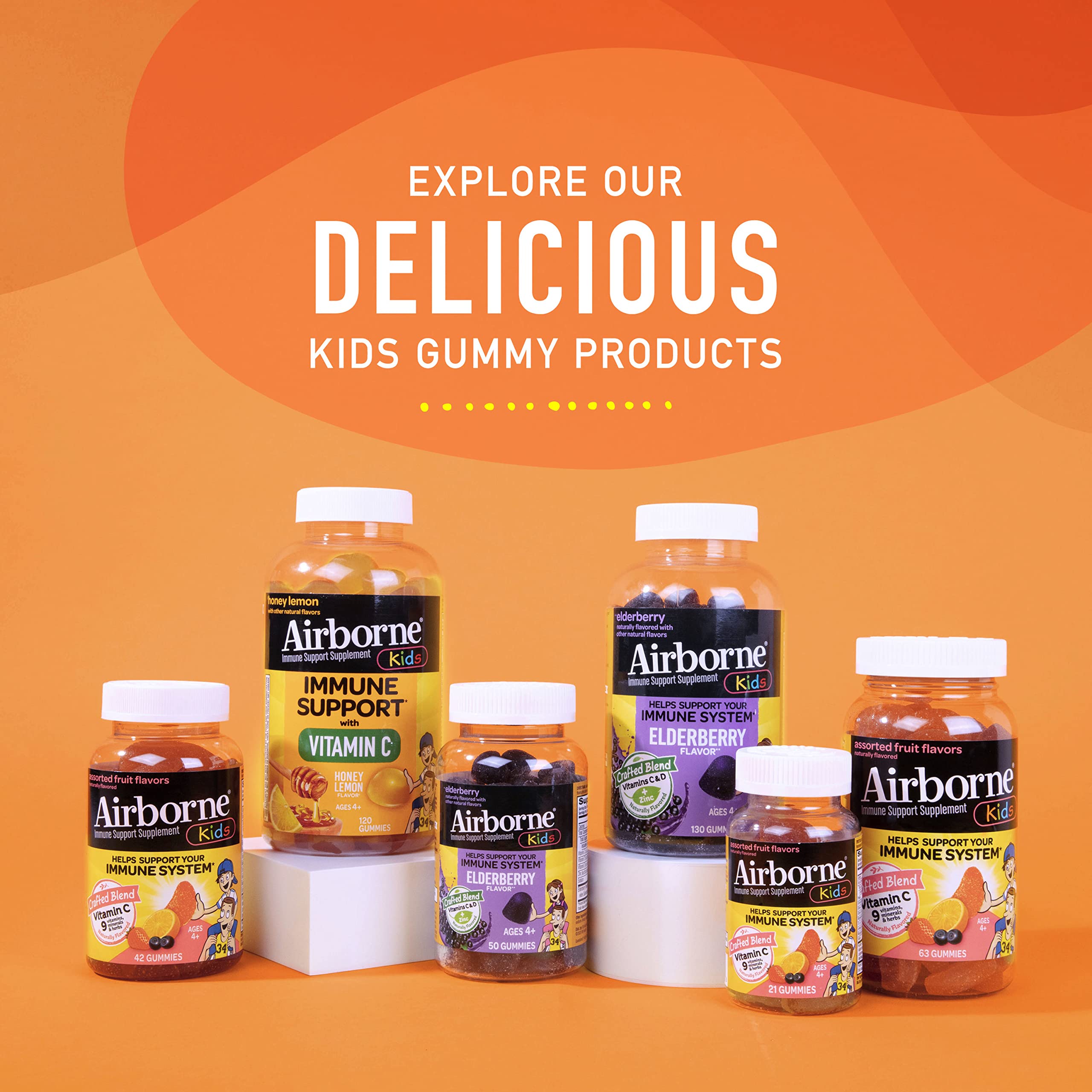 Foto 7 | Gomitas Airborne Kids Saúco + Zinc y Vitamina C 50 Unidades - Venta Internacional