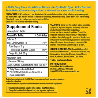 Foto 5 | Suplemento Nature Made Wellblends Back To Sleep 40 Comprimidos - Venta Internacional