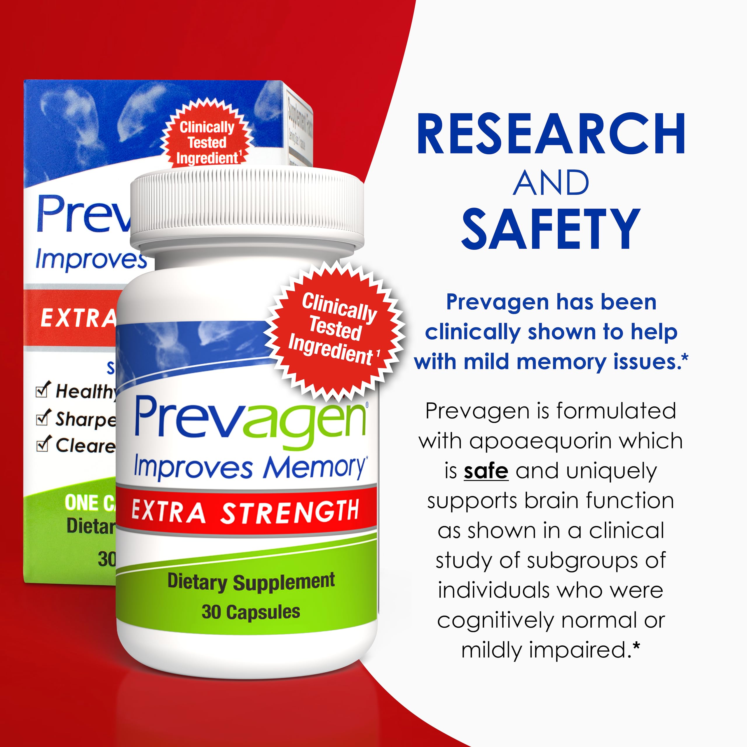 Foto 4 pulgar | Suplemento Prevagen Extra Strength 2 Piezas de 30 Cápsulas-Venta Internacional