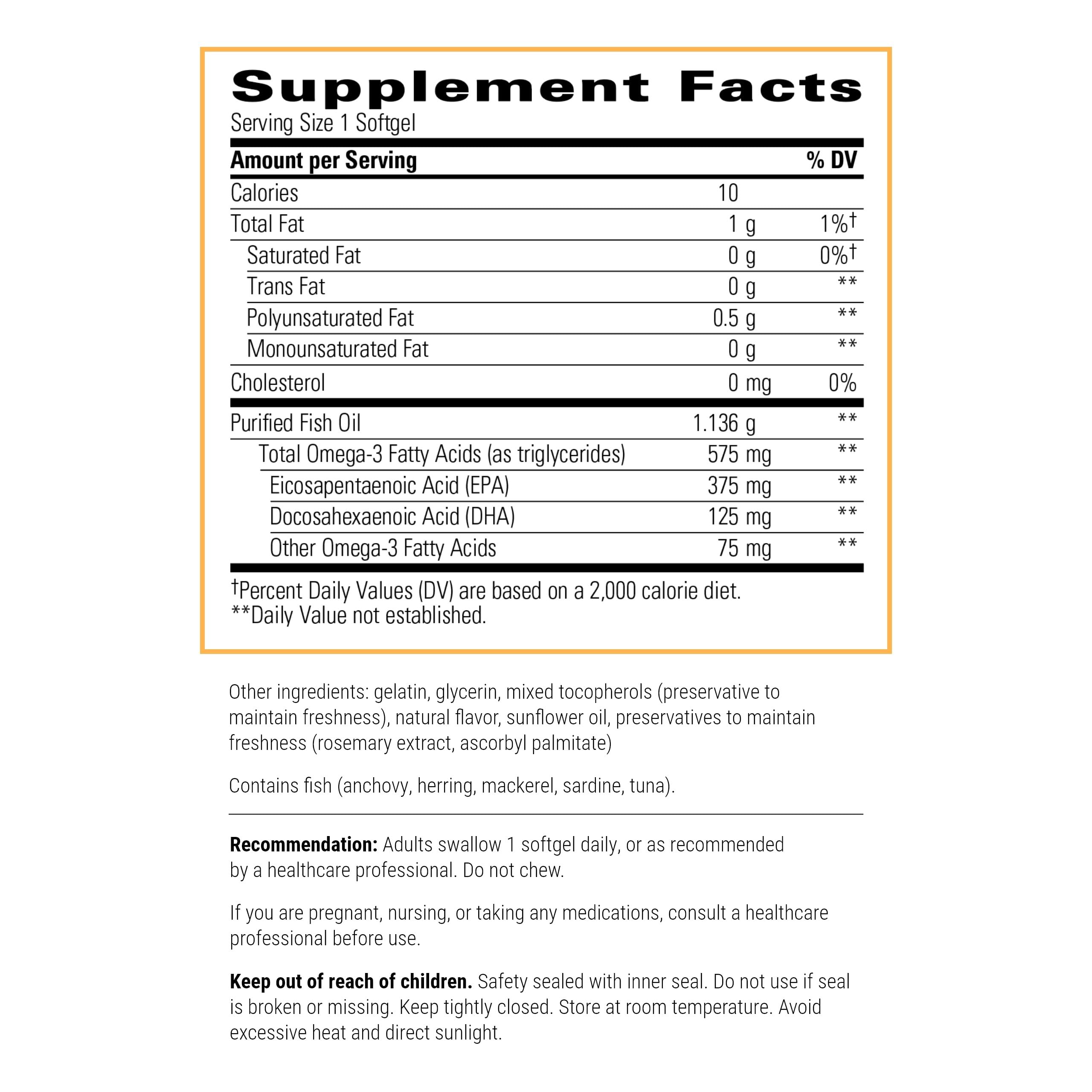 Foto 3 pulgar | Suplemento de Aceite de Pescado Integrative Therapeutics Pure Omega HP - Venta Internacional