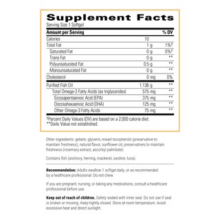 Foto 2 | Suplemento de Aceite de Pescado Integrative Therapeutics Pure Omega HP - Venta Internacional