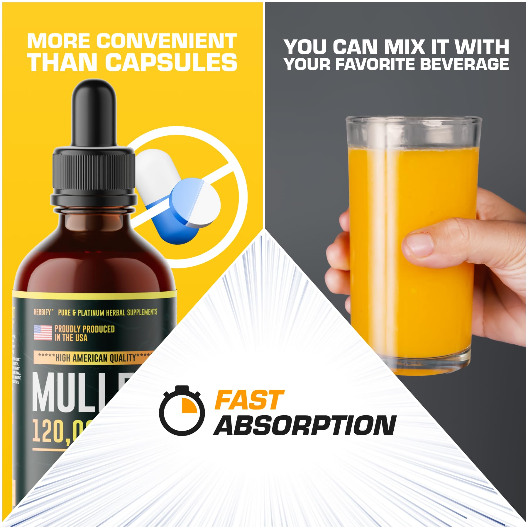 Foto 3 pulgar | Suplemento Herbify Mullein Drops p 120 ml - Venta Internacional