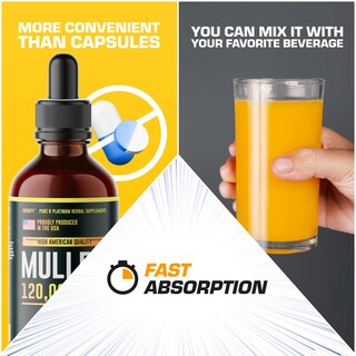 Foto 2 | Suplemento Herbify Mullein Drops p 120 ml - Venta Internacional