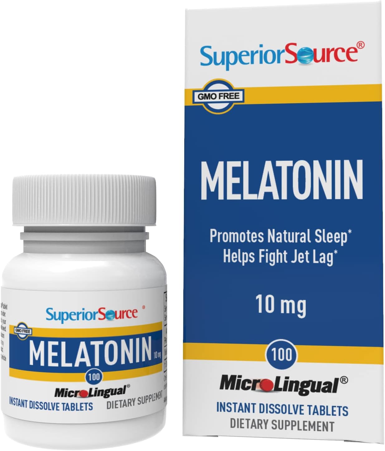 Foto 2 pulgar | Microcomprimidos de Melatonina Superior Source 10 Mg 100 Unidades - Venta Internacional