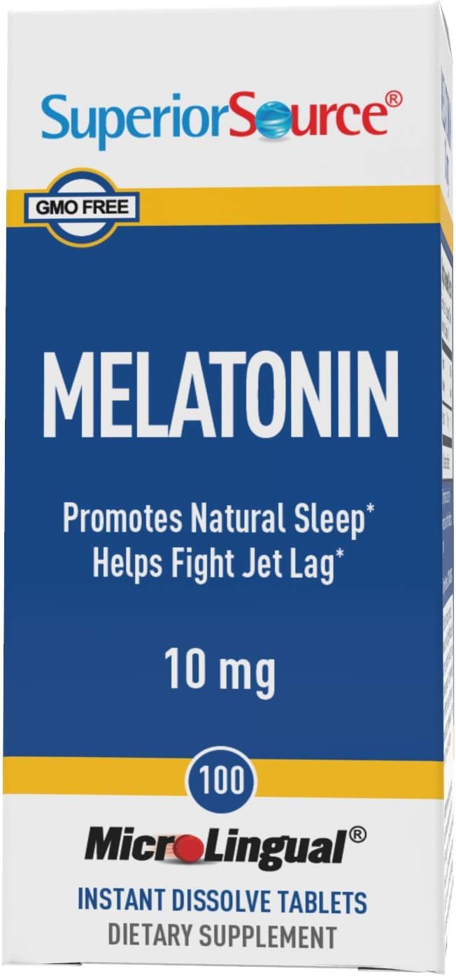 Foto 6 pulgar | Microcomprimidos de Melatonina Superior Source 10 Mg 100 Unidades - Venta Internacional