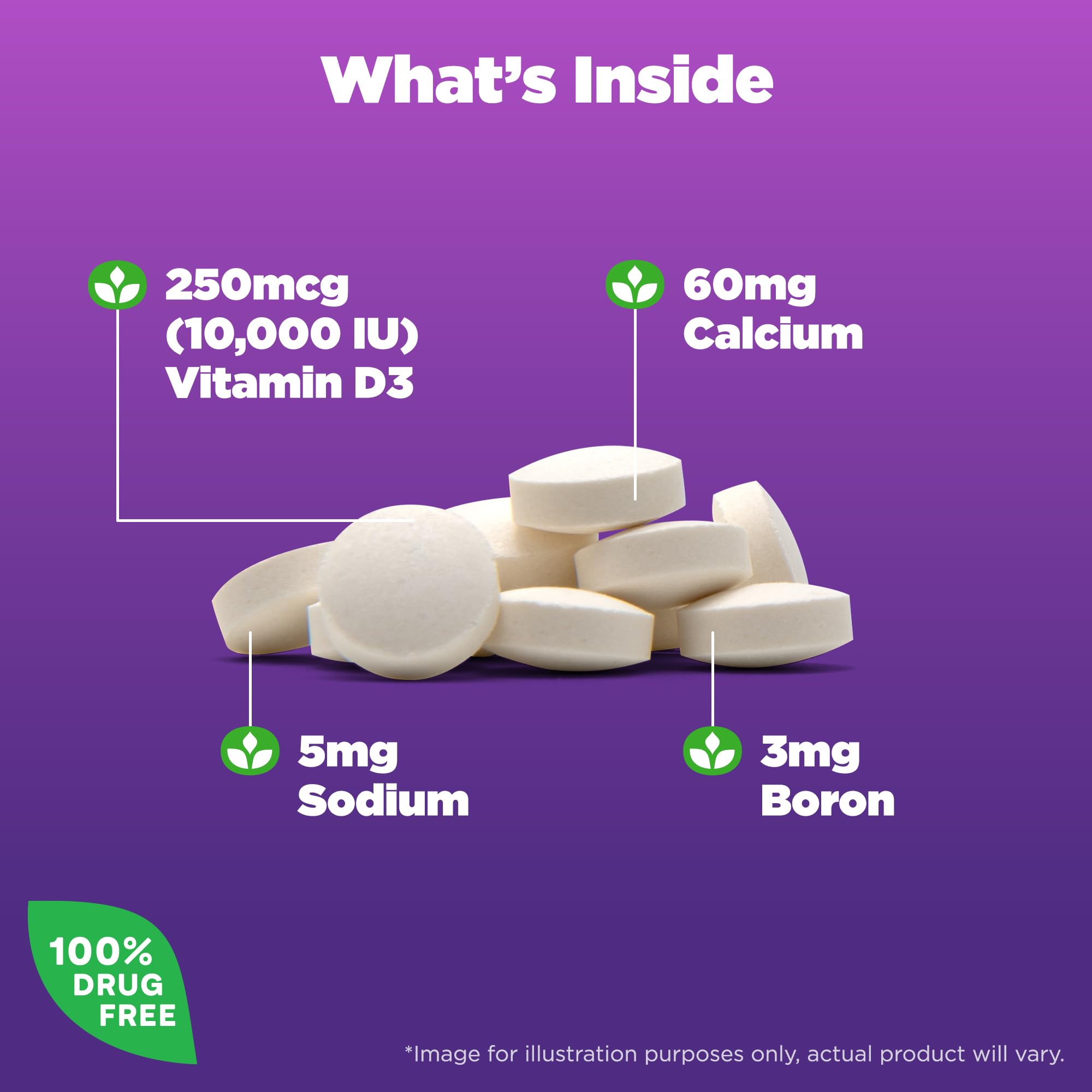Foto 4 pulgar | Suplemento Natrol de Vitamina D3 10,000 Ui 60 Tabletas - Venta Internacional