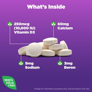 Foto 3 | Suplemento Natrol de Vitamina D3 10,000 Ui 60 Tabletas - Venta Internacional