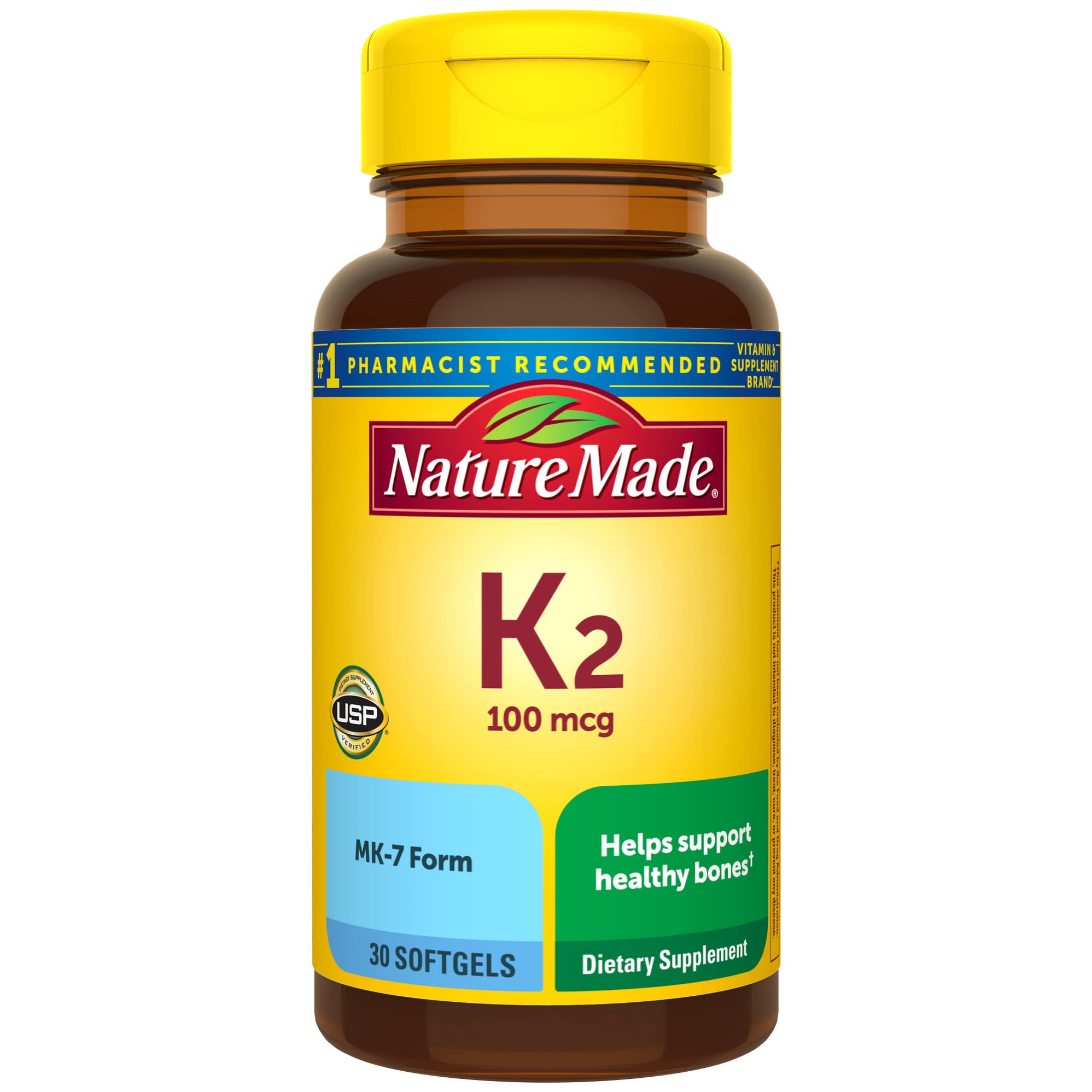 Foto 2 pulgar | Suplementos de Vitamina K2 Nature Made 100 mcg 30 Cápsulas Blandas - Venta Internacional