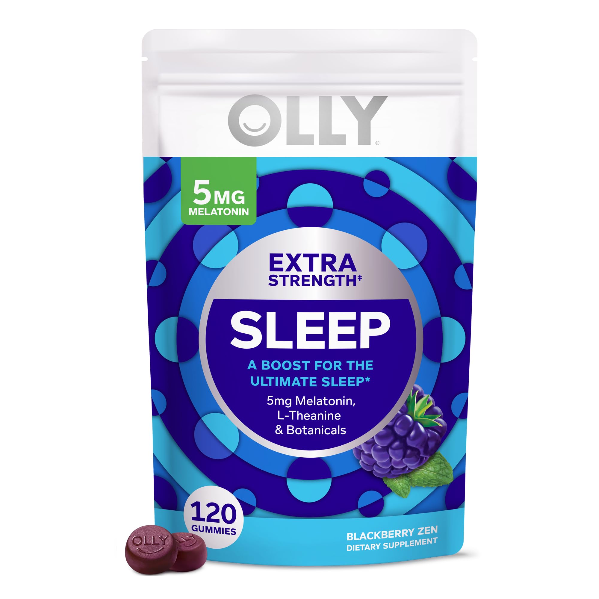 Foto 2 pulgar | Sleep Gummy Olly Extra Strength 5 Mg de Melatonina 120 Unidades - Venta Internacional
