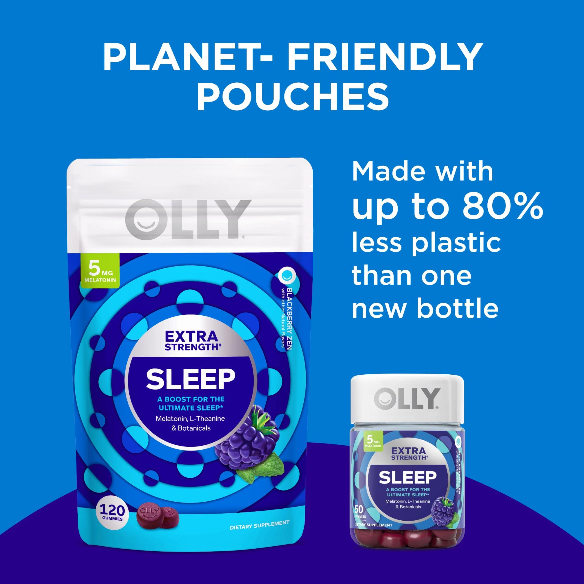 Foto 7 pulgar | Sleep Gummy Olly Extra Strength 5 Mg de Melatonina 120 Unidades - Venta Internacional