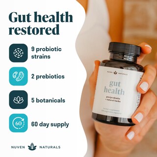 Foto 4 | Suplemento Nuven Naturals Gut Health de 120 Cápsulas-Venta Internacional