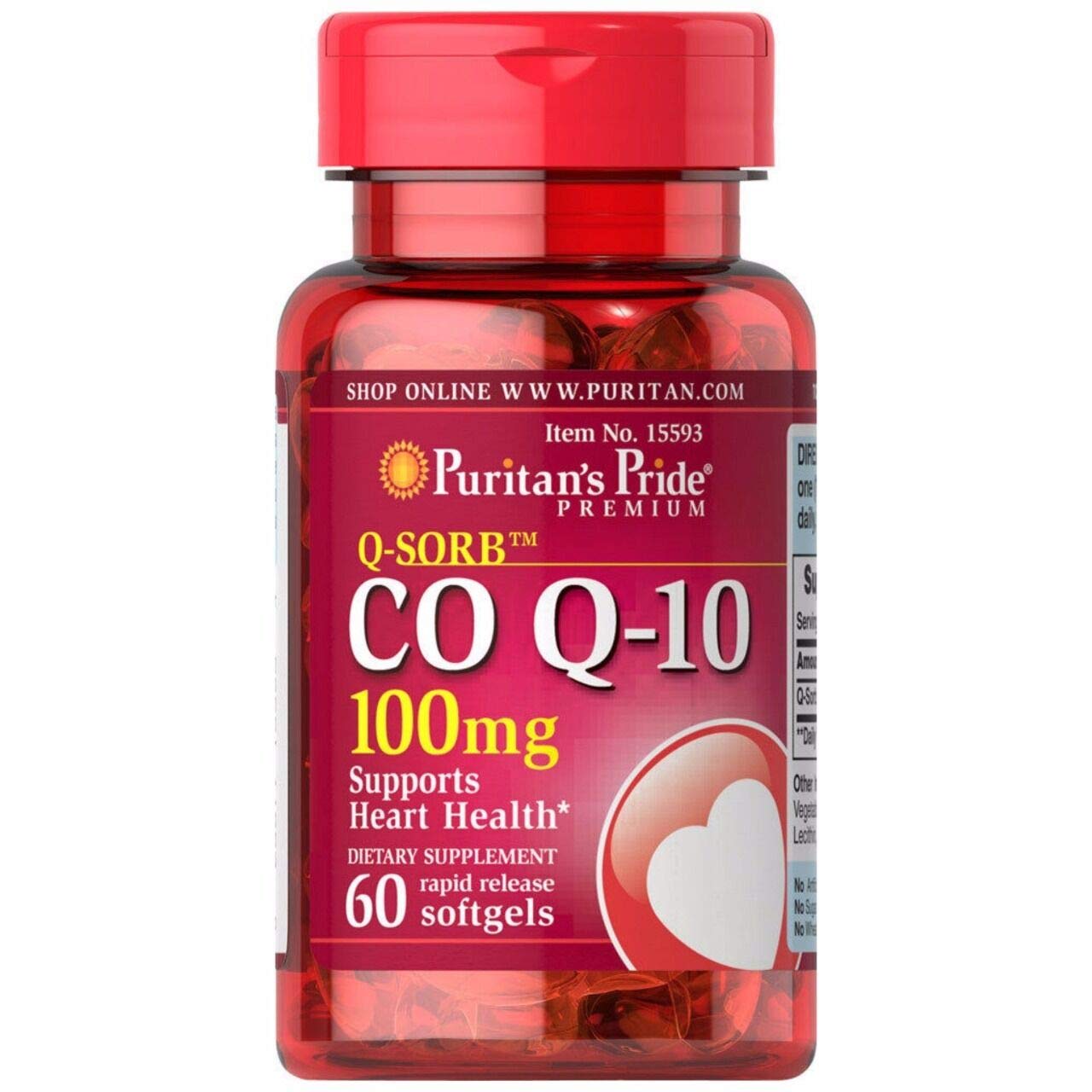 Foto 1 | Suplemento Puritan's Pride Q-sorb Coq10 100 Mg 60 Cápsulas Blandas - Venta Internacional.