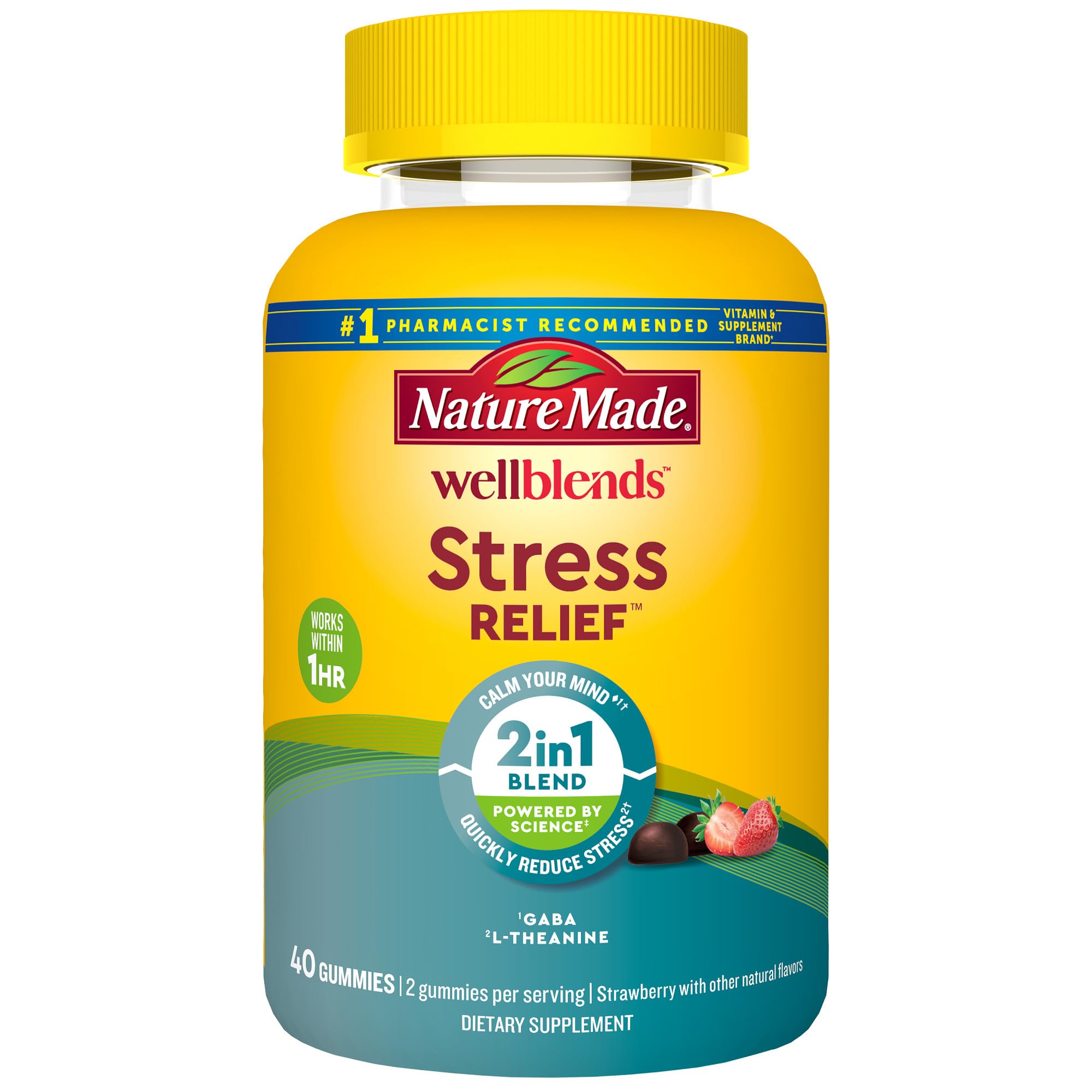 Foto 2 pulgar | Suplement Nature Made Gomitas Wellblends para el Estrés  - Venta Internacional