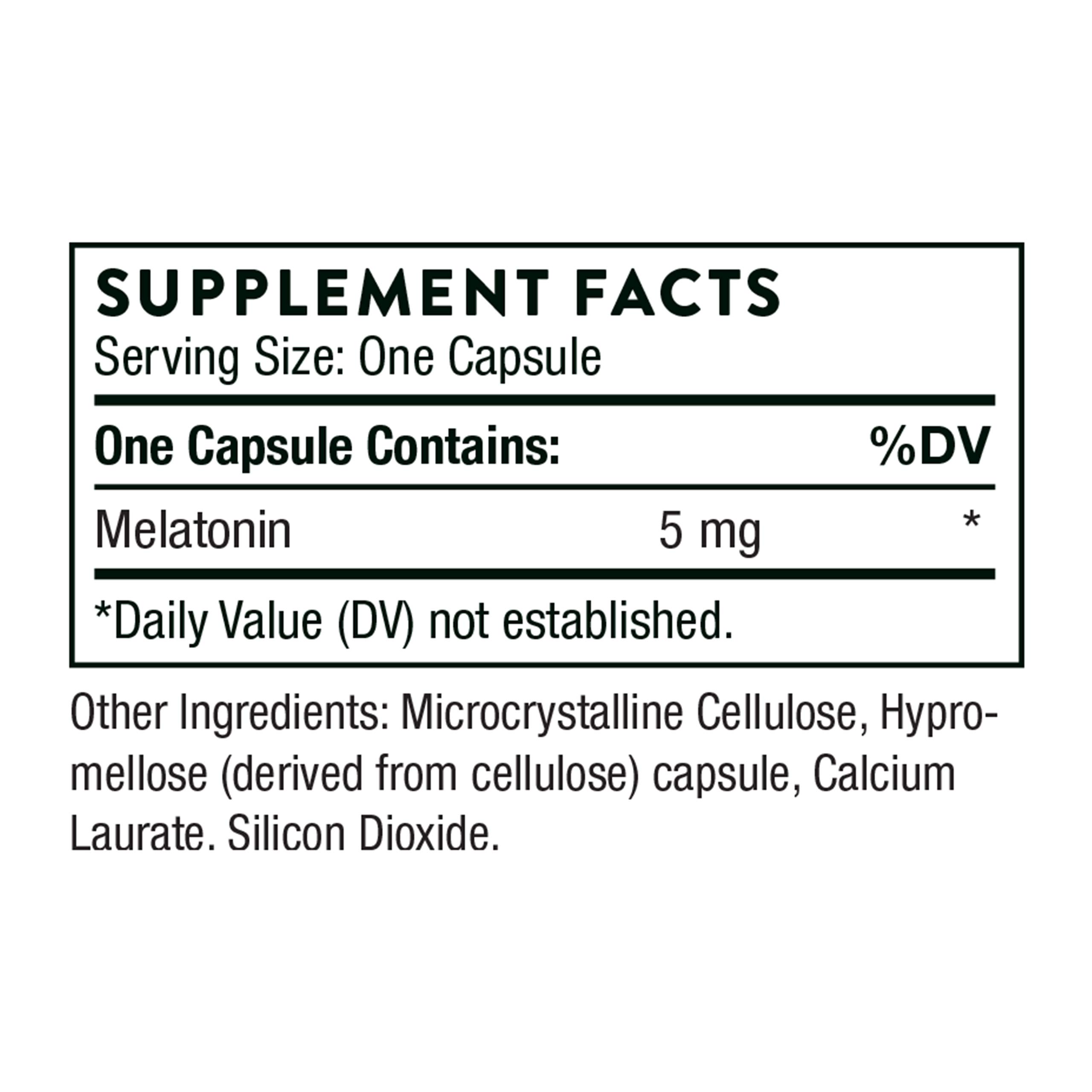Foto 3 pulgar | Suplemento de Melatonina 5 mg  60 Cápsulas - Venta Internacional