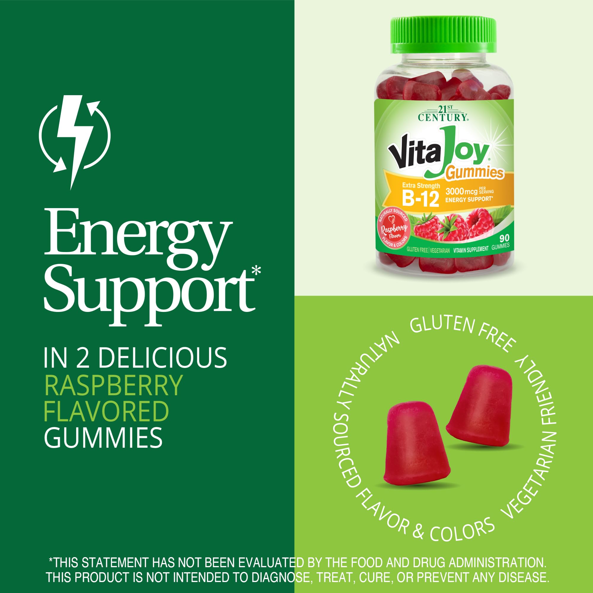 Foto 3 pulgar | Suplemento 21st Century Vitamina B-12 de 90 Gomitas-Venta Internacional