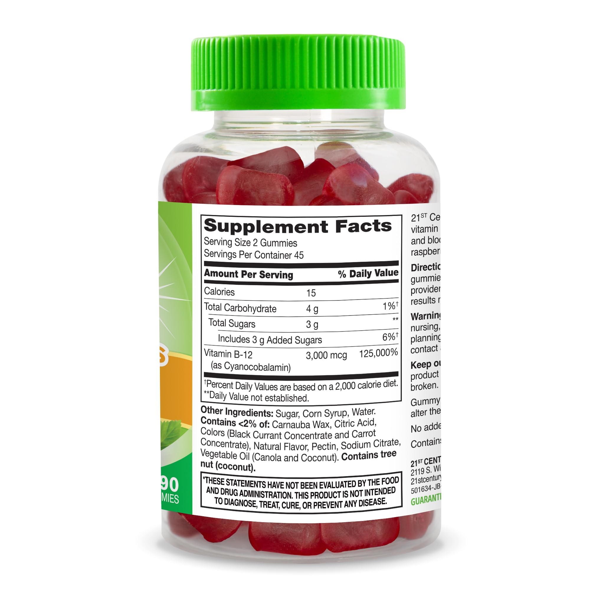 Foto 7 pulgar | Suplemento 21st Century Vitamina B-12 de 90 Gomitas-Venta Internacional