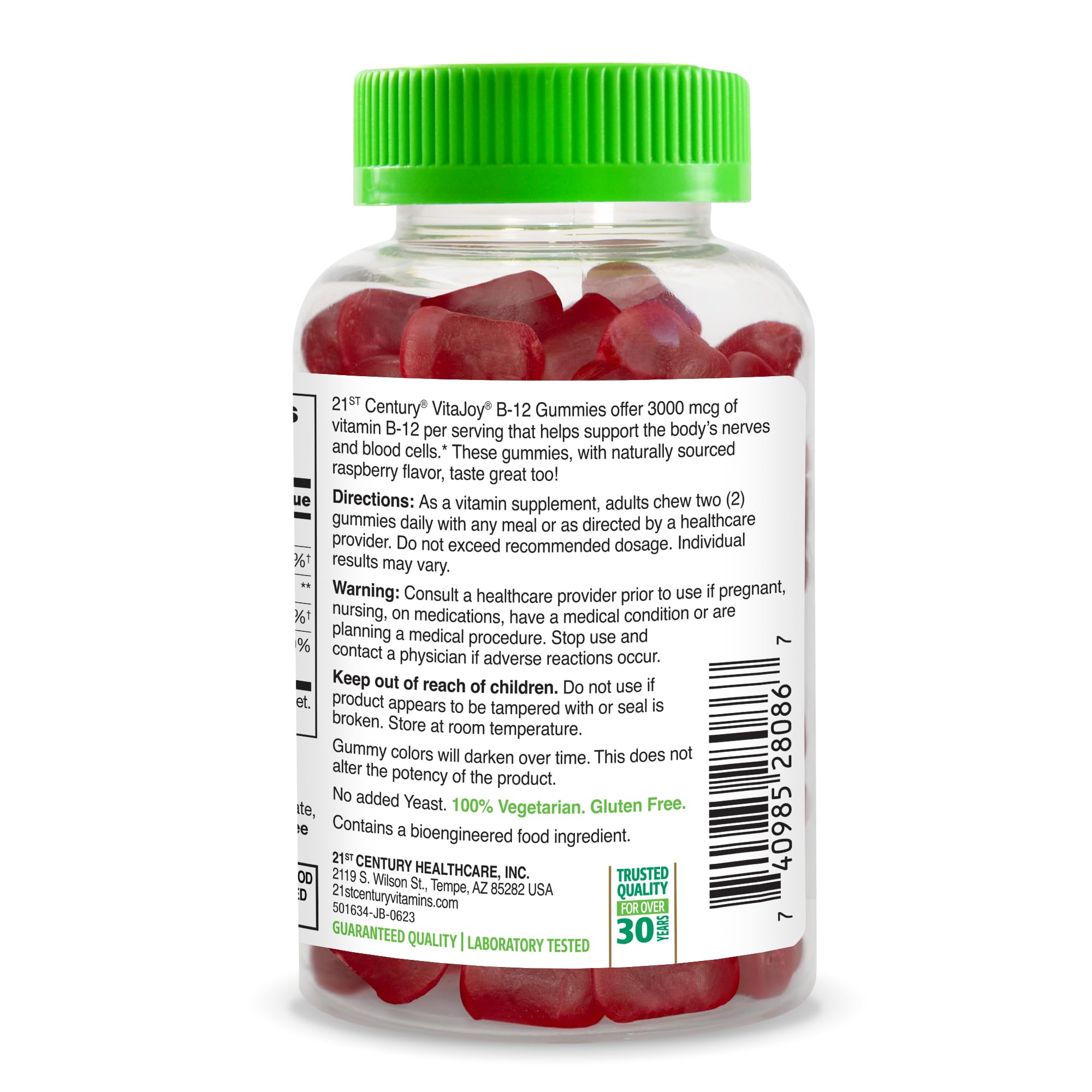 Foto 8 pulgar | Suplemento 21st Century Vitamina B-12 de 90 Gomitas-Venta Internacional