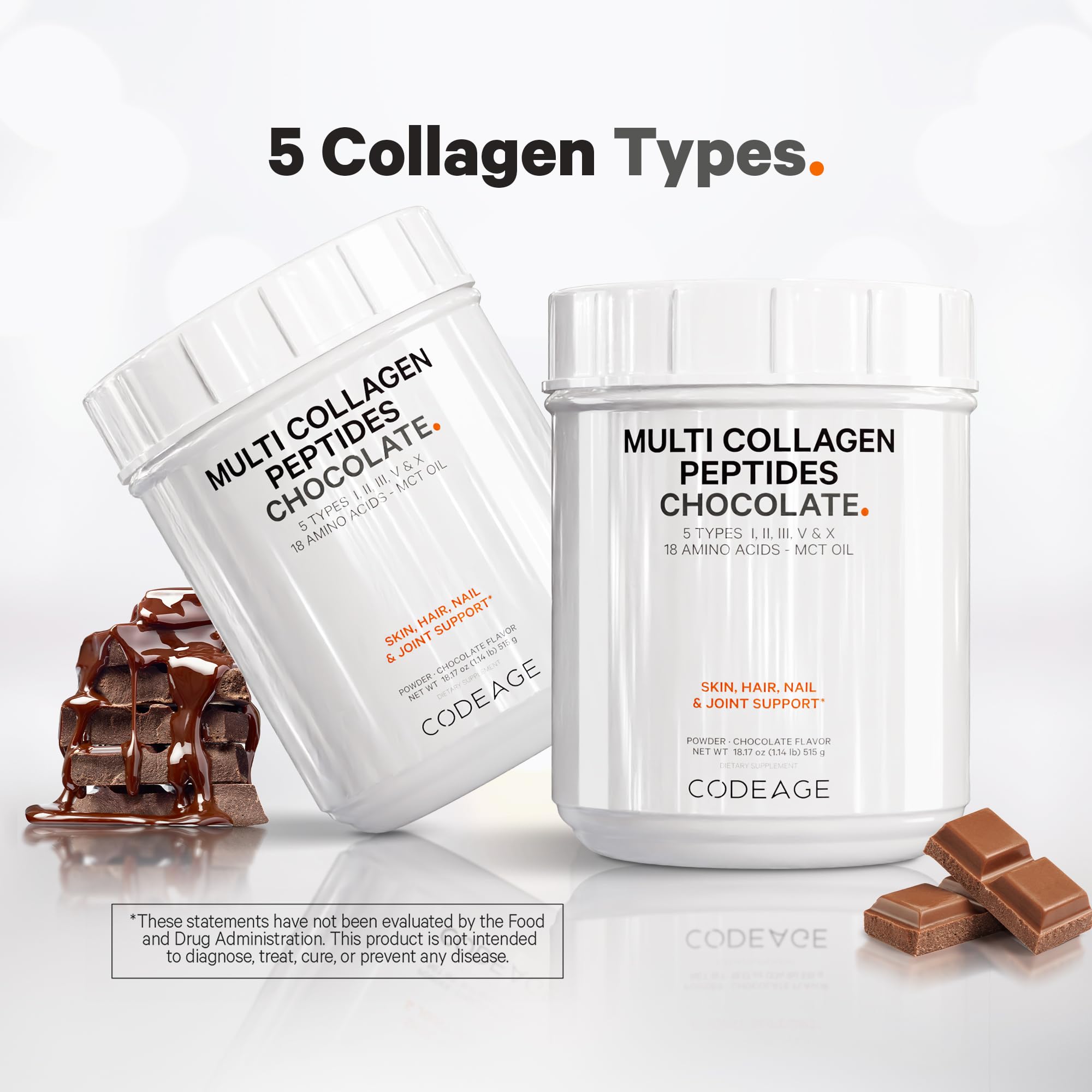 Foto 6 pulgar | Proteína de Colágeno en Polvo Codeage Multi Chocolate 515 g - Venta Internacional