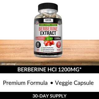 Foto 5 | Suplemento de Extracto de Berberina Hcl De Kaya Naturals 1200 mg 60 Unidades - Venta Internacional