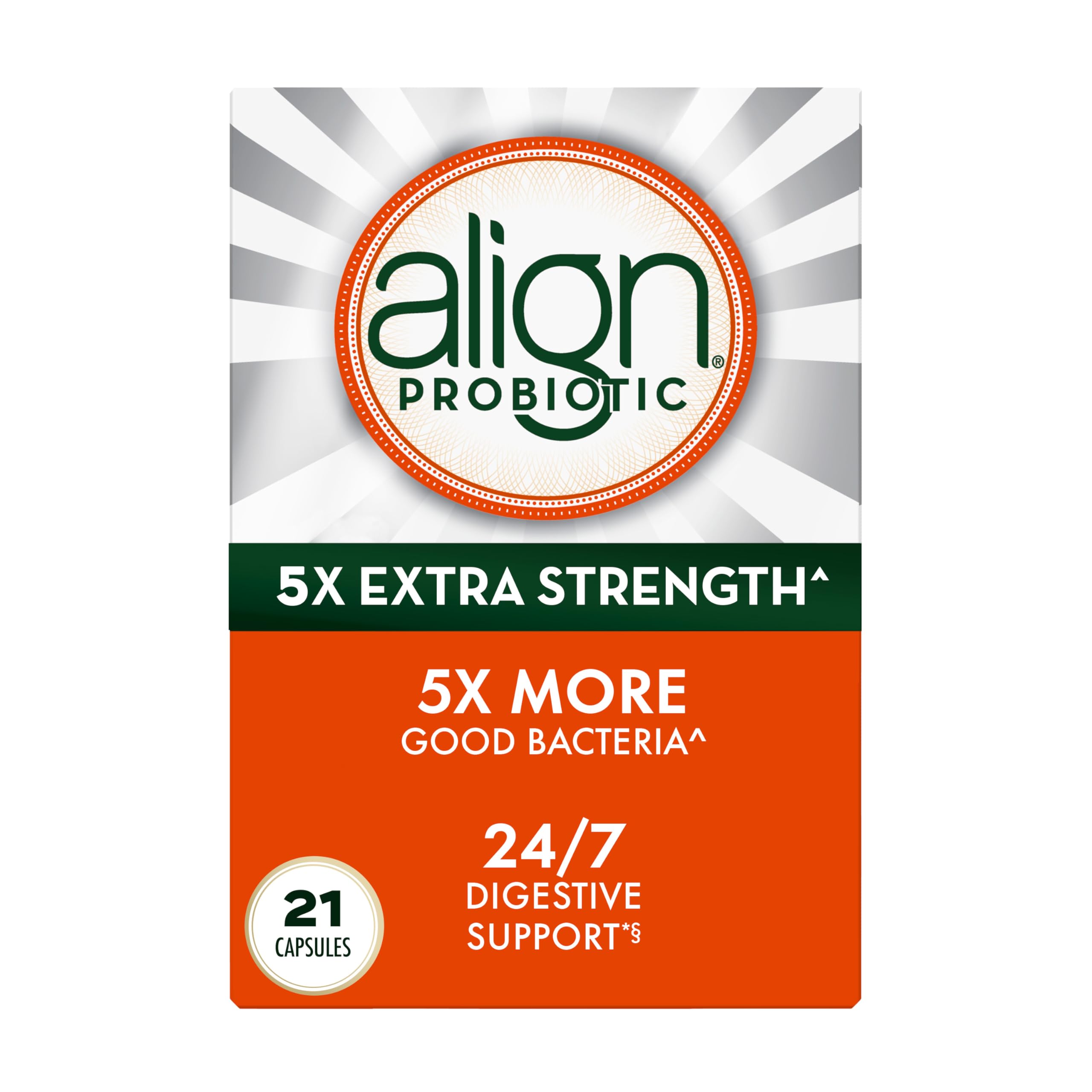 Foto 2 pulgar | Probiotico Align Extra Strength 21 Cápsulas - Venta Internacional
