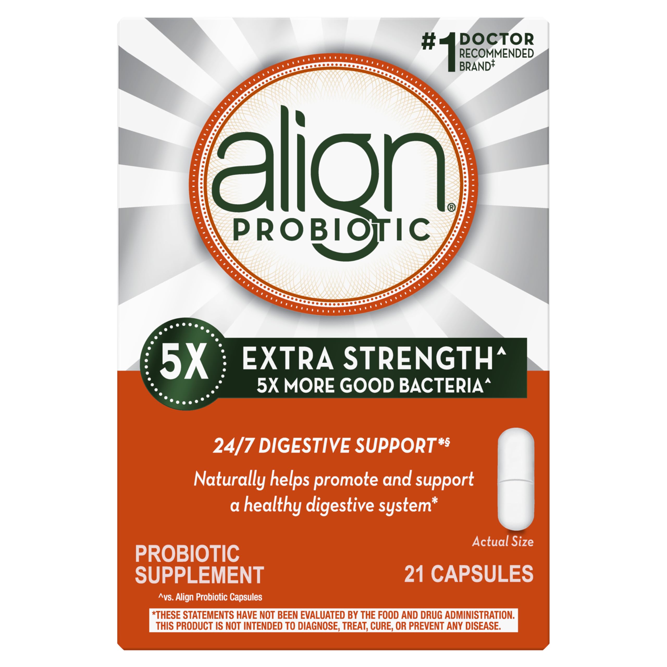 Foto 8 pulgar | Probiotico Align Extra Strength 21 Cápsulas - Venta Internacional
