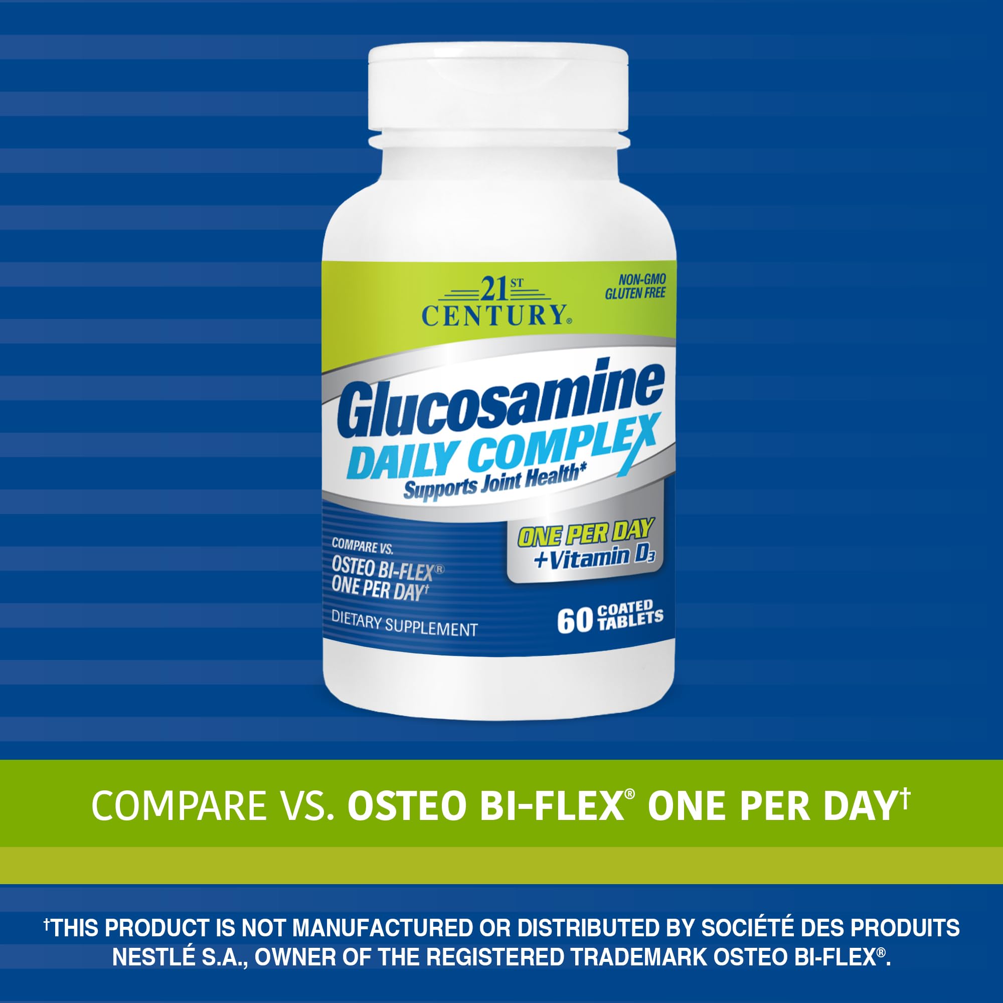 Foto 3 pulgar | Suplemento 21st Century Glucosamine Daily Complex Plus D - Venta Internacional.