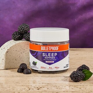 Foto 3 | Sleep Gummies Bulletproof Sin Azúcar Sabor Mora 60 Unidades - Venta Internacional