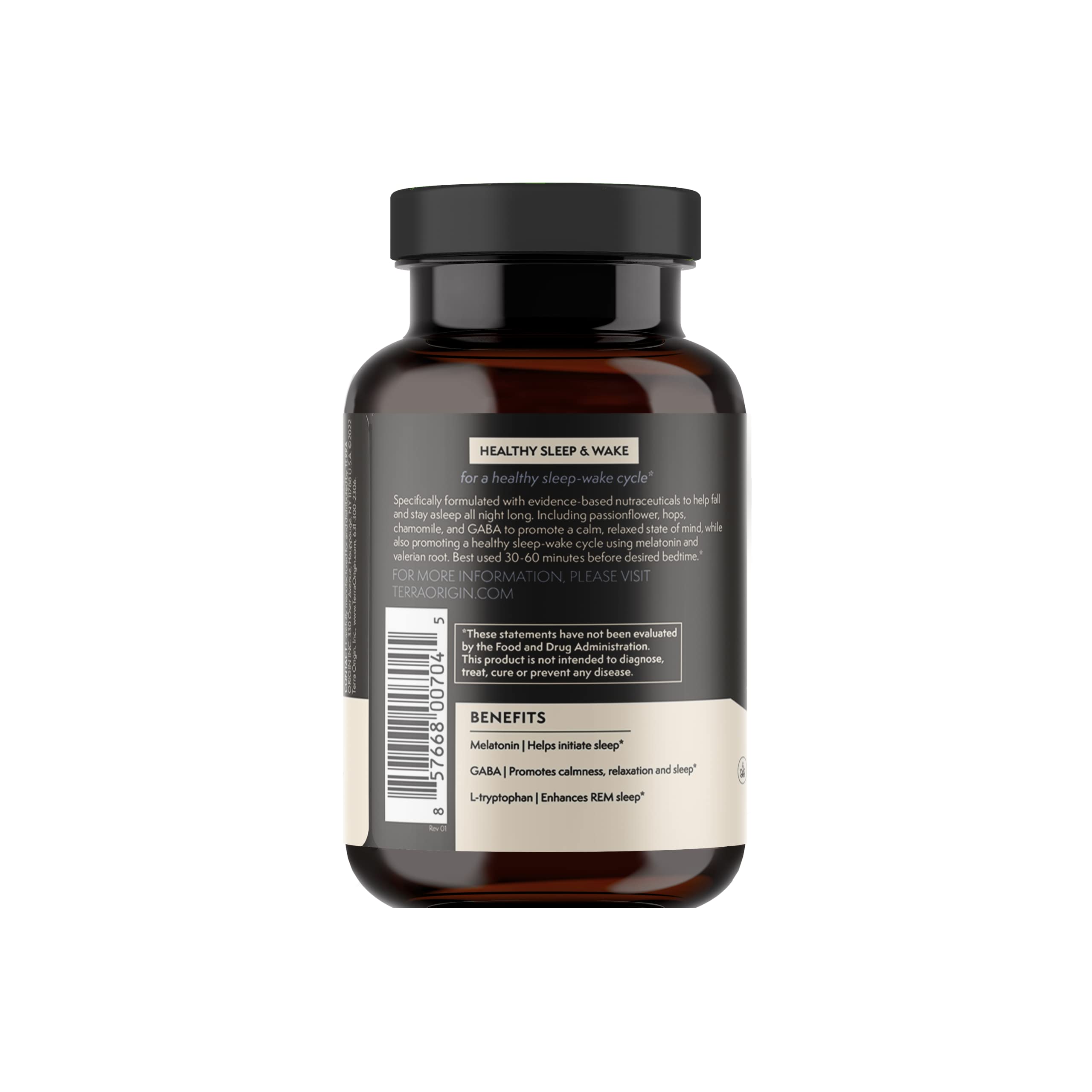 Foto 4 pulgar | Suplemento para Dormir Terra Origin Restful Vegetariano - Venta Internacional