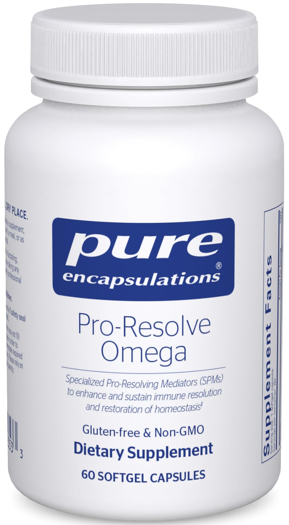 Foto 2 pulgar | Suplemento Pure Encapsulations Pro-resolve Omega 60 Cápsulas - Venta Internacional.