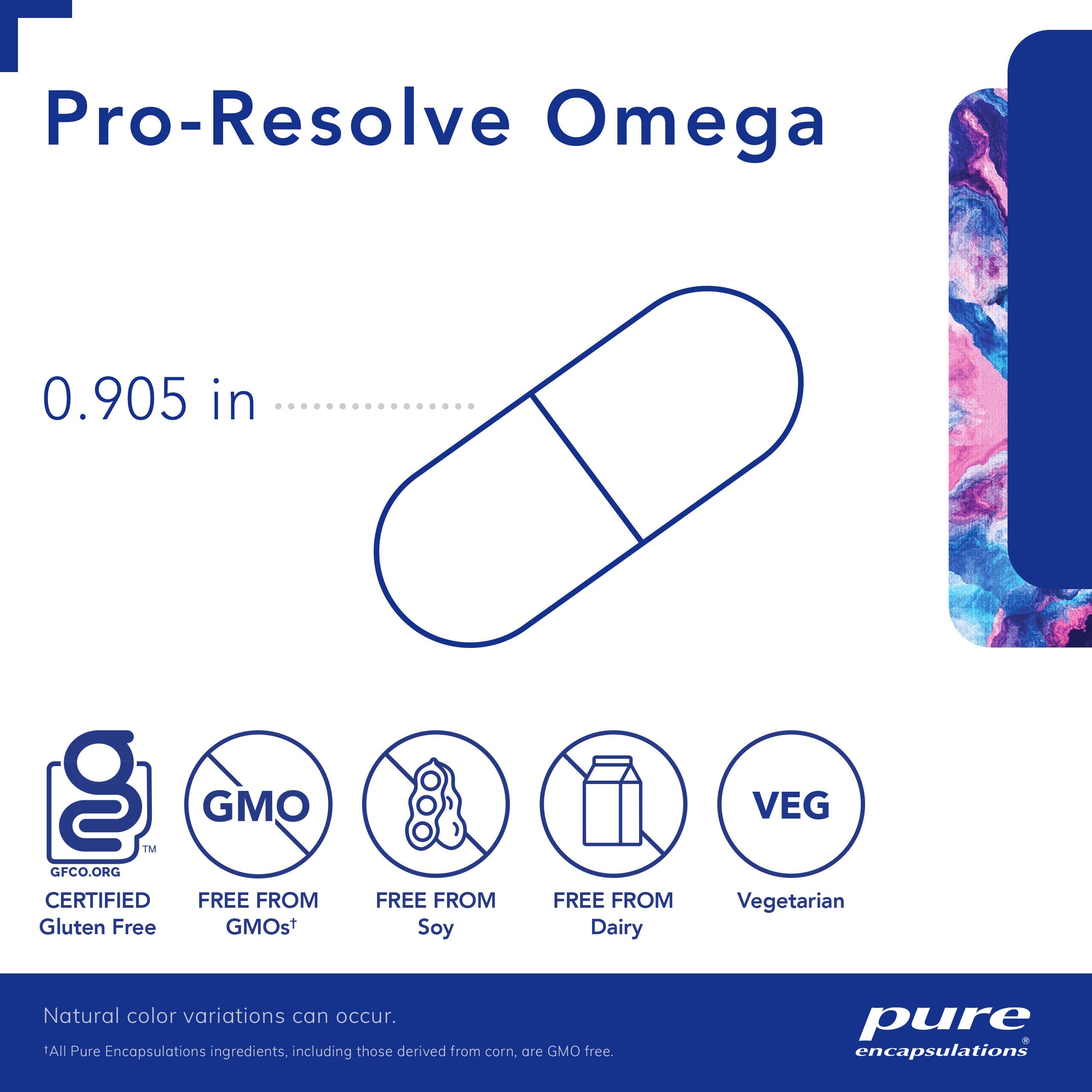 Foto 4 pulgar | Suplemento Pure Encapsulations Pro-resolve Omega 60 Cápsulas - Venta Internacional.
