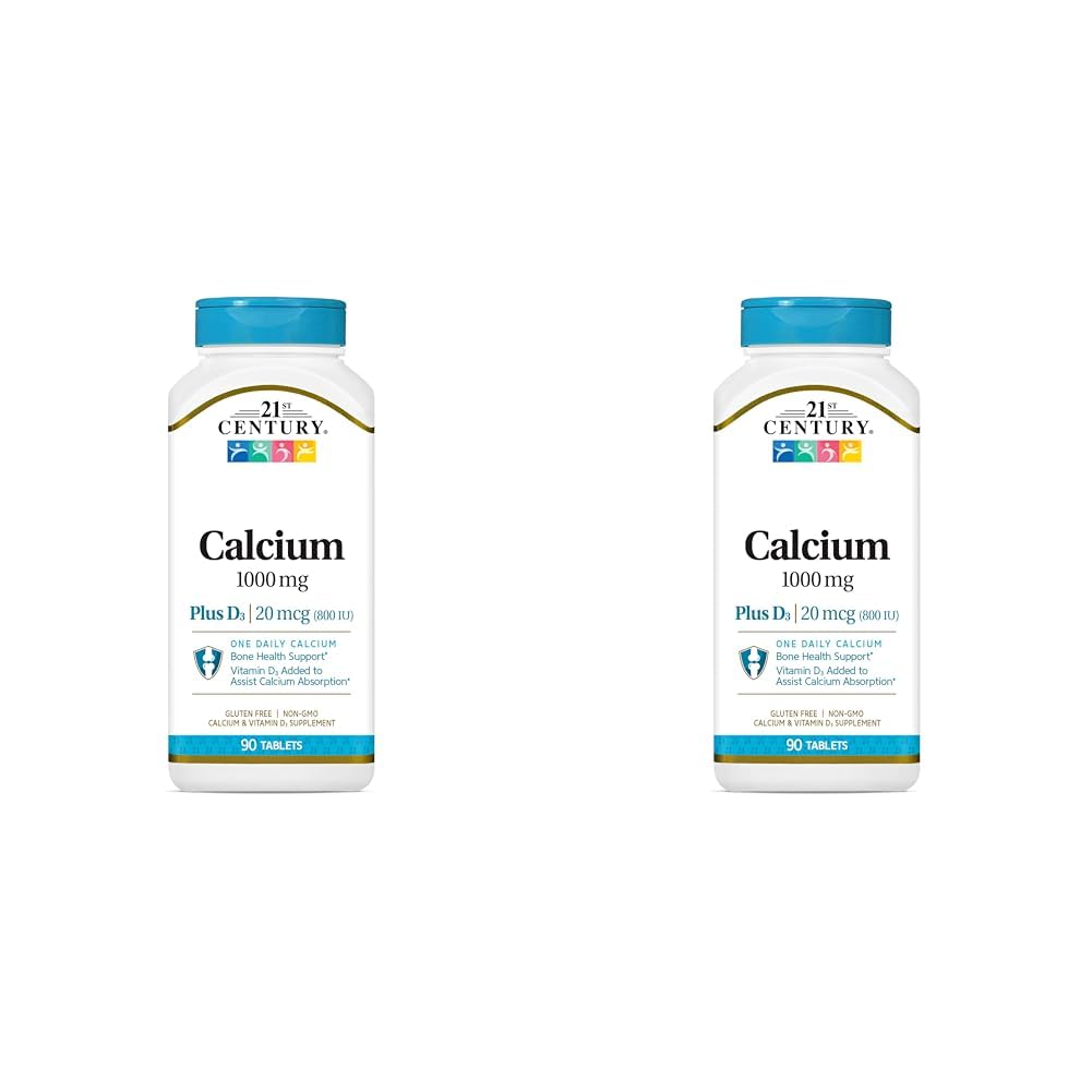 Foto 2 pulgar | Suplemento 21st Century Calcium 2 Piezas de 90 Tabletas-Venta Internacional