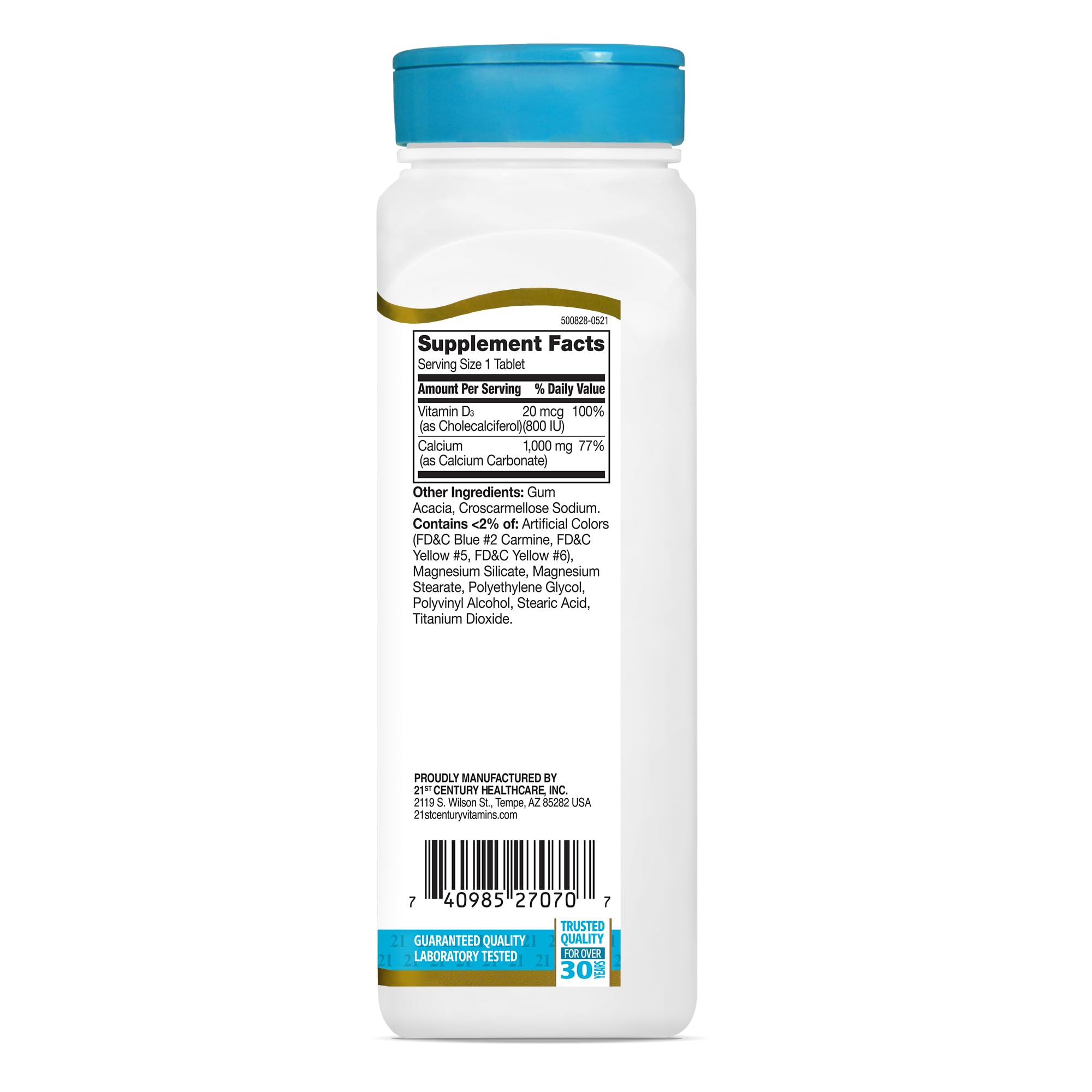 Foto 6 | Suplemento 21st Century Calcium 2 Piezas de 90 Tabletas-Venta Internacional