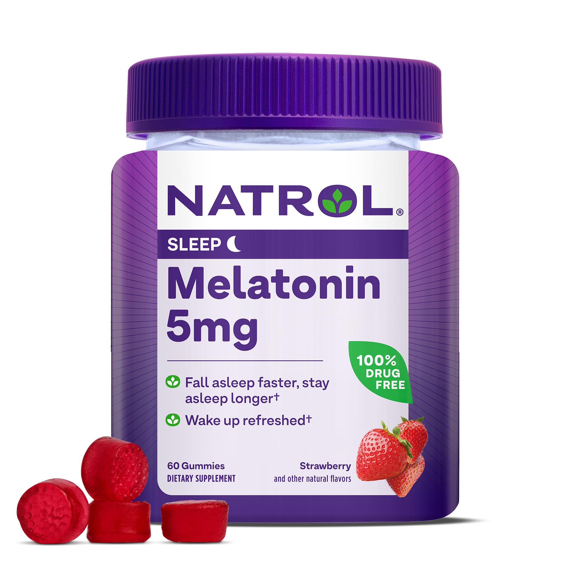 Foto 2 pulgar | Suplementos Natrol Gomitas de Melatonina de 5 mg Ayudan a Dormir - Venta Internacional