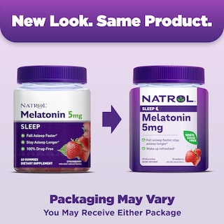 Foto 2 | Suplementos Natrol Gomitas de Melatonina de 5 mg Ayudan a Dormir - Venta Internacional