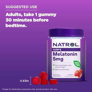 Foto 7 | Suplementos Natrol Gomitas de Melatonina de 5 mg Ayudan a Dormir - Venta Internacional