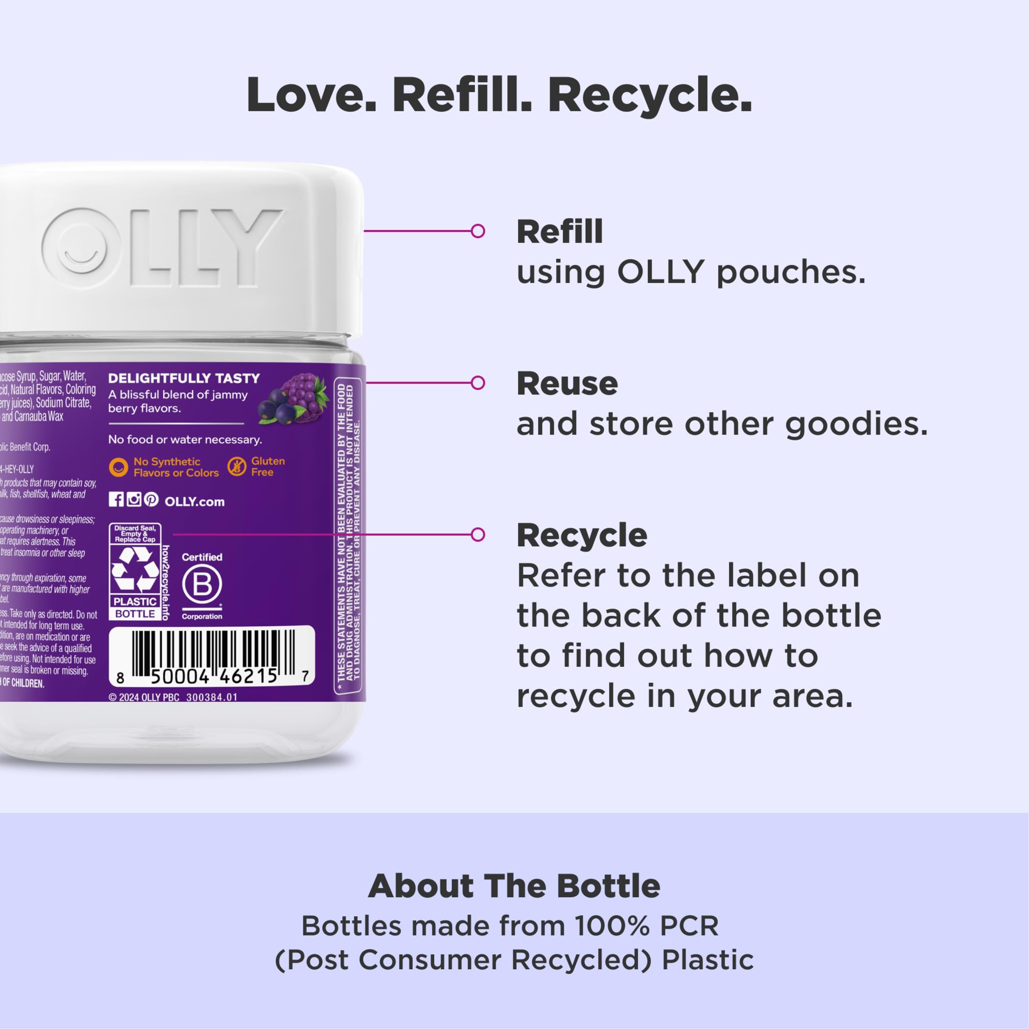 Foto 6 pulgar | Melatonina Gummy Olly Sleep Immunity 3 Mg con Vitamina C y Zinc - Venta Internacional