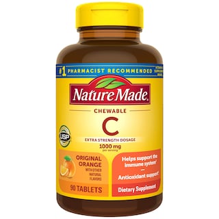 Foto 1 | Suplemento de Vitamina C Masticable Nature Made 1000 Mg 90 Tabletas - Venta Internacional